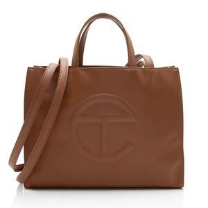 Telfar Faux Leather Medium Shopping Tote
